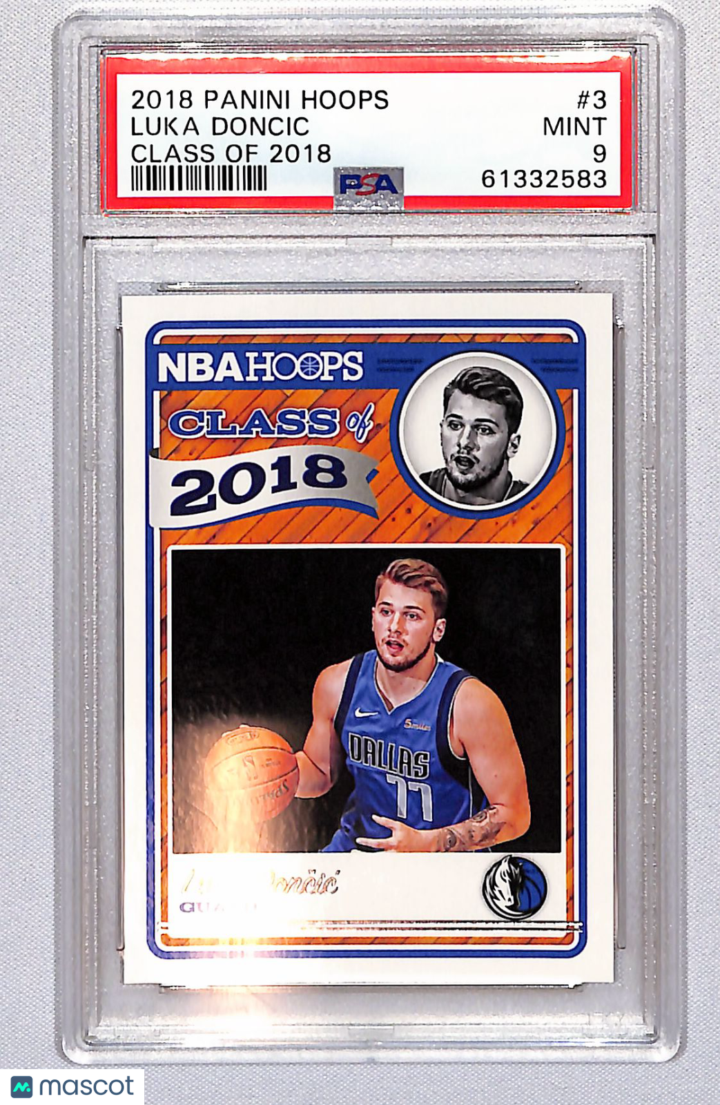 Luka Doncic 2018 Panini Hoops Class Of 2018 #3 PSA 9
