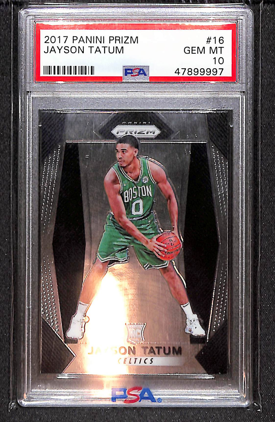 Jayson Tatum 2017 Panini Prizm #16 PSA 10