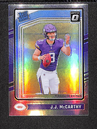 J.J. McCarthy 2024 Donruss Optic Holo #235