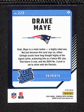Load image into Gallery viewer, Drake Maye 2024 Donruss Optic Holo #229
