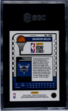 Load image into Gallery viewer, Brandon Miller 2023-24 Panini Hoops Premium Stock Green Prizm #298 SGC 9
