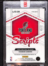 Load image into Gallery viewer, Toumani Camara 2023-24 Panini Mosaic Rookie Scripts Gold #RS-CAM #/10

