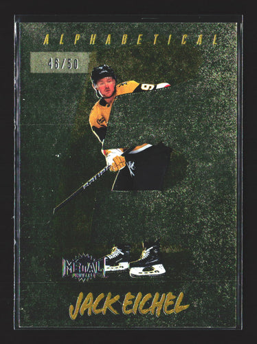 Jack Eichel 2024-25 SkyBox Metal Universe Alphabetical Gold #A-5 #/50