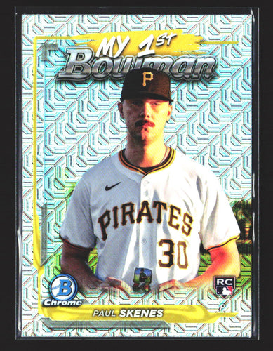 Paul Skenes 2024 Bowman Chrome My 1st Bowman Mojo Refractors #M1B-36