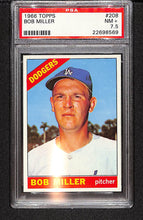 Load image into Gallery viewer, Bob Miller 1966 Topps #208 PSA 7.5
