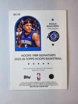 Paolo Banchero 2025-26 Hoops 1989 Hoops Signatures #89S-PB