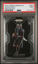 Load image into Gallery viewer, Jalen Hurts 2020 Panini Chronicles Prizm Black #PB-19 PSA 9
