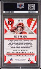 Load image into Gallery viewer, Joe Burrow 2020 Panini Phoenix Fire Burst #101 PSA 9
