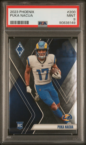 Puka Nacua 2023 Panini Phoenix #200 PSA 9