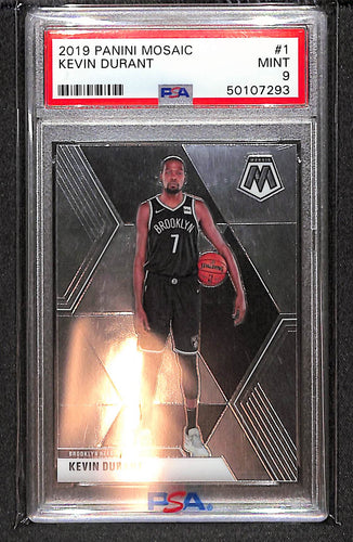 Kevin Durant 2019-20 Panini Mosaic #1 PSA 9