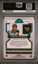 Load image into Gallery viewer, Trevor Lawrence 2021 Panini Prizm Green #331 PSA 9
