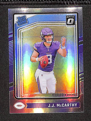 J.J. McCarthy 2024 Donruss Optic Holo #235