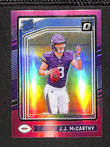 J.J. McCarthy 2024 Donruss Optic Pink #235
