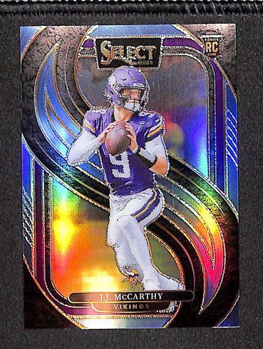 J.J. McCarthy 2024 Panini Select Light Blue Prizm #134 #/99
