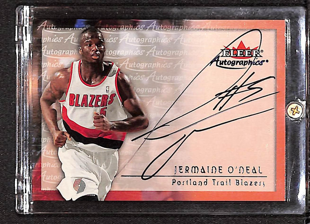 Jermaine O'Neal 2000-01 Fleer Tradition Autographics #NNO