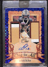 Load image into Gallery viewer, Chris Olave 2023 Panini One Blue #343 #/75
