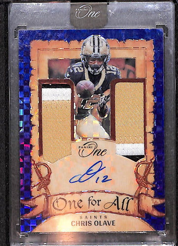 Chris Olave 2023 Panini One Blue #343 #/75