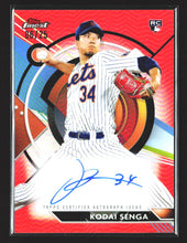Load image into Gallery viewer, Kodai Senga 2023 Finest Finest Autographs Orange Refractor #FA-KSA #/25

