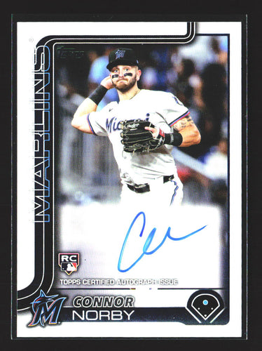 Connor Norby 2025 Topps Flagship Real One Autographs #132