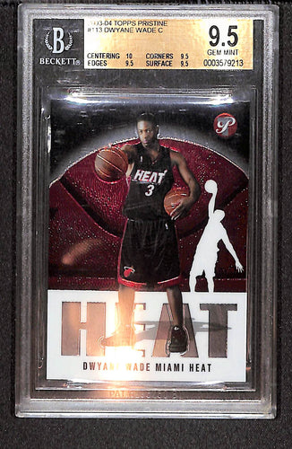 Dwyane Wade 2003-04 Topps Pristine #113 BGS 9.5