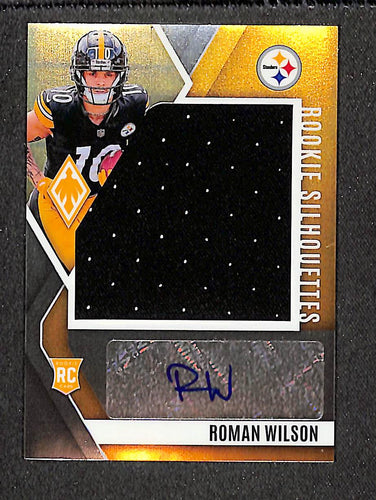 Roman Wilson 2024 Panini Phoenix Rookie Silhouettes #RS-RWN #/299