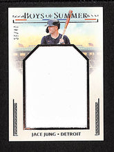 Load image into Gallery viewer, Jace Jung 2024 Panini Boys of Summer Jumbo Prospect Materials #JPM-JJ #/49
