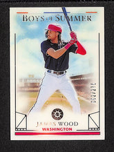 Load image into Gallery viewer, James Wood 2024 Panini Boys of Summer #42 #/275
