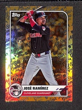 Load image into Gallery viewer, José Ramírez 2025 Topps All Star Game Gold Foil #71 #/50
