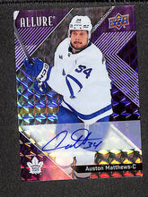 Load image into Gallery viewer, Auston Matthews 2024-25 Upper Deck Allure Auto Purple Diamond #16 #/10
