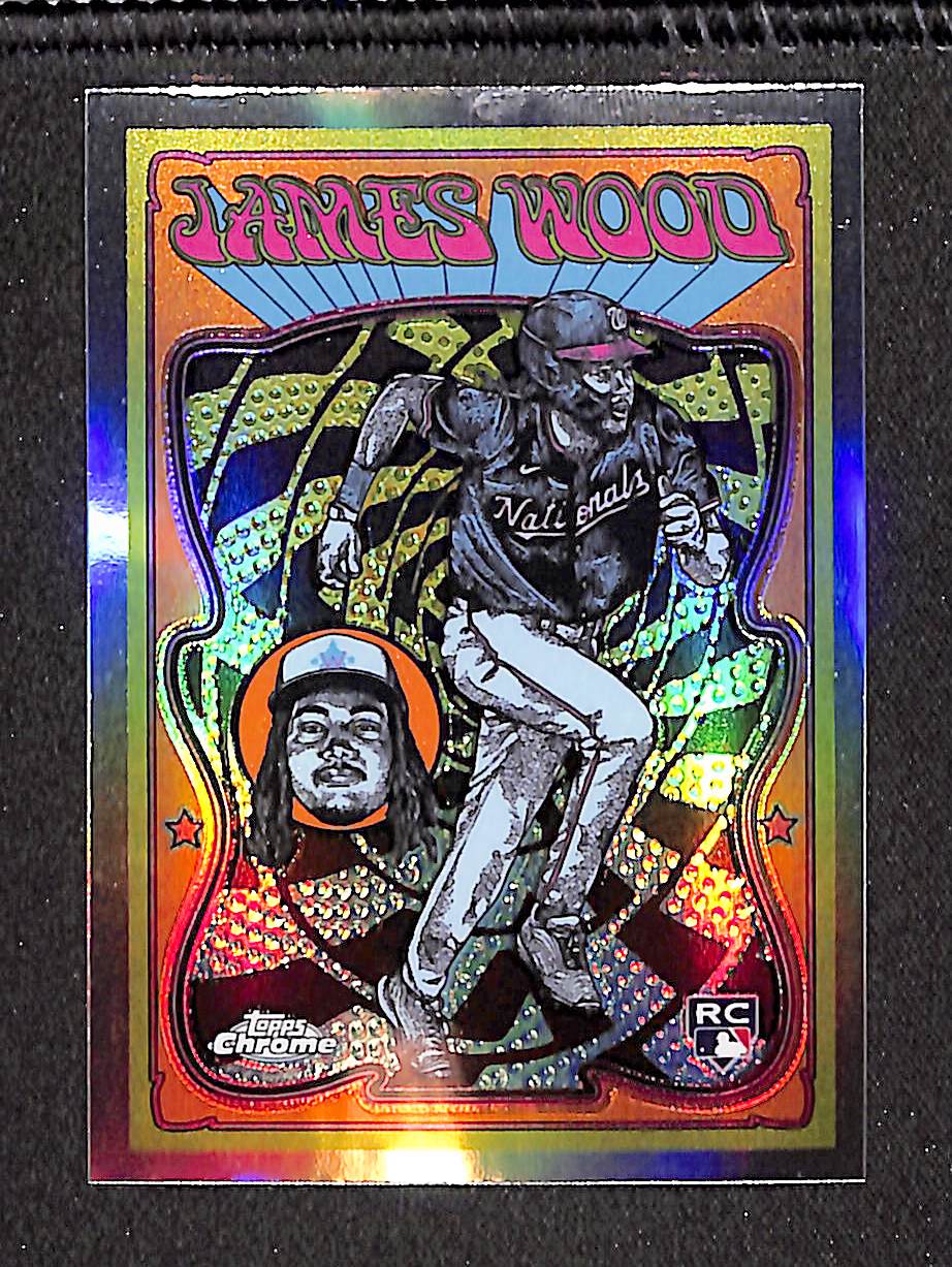 James Wood 2025 Topps Chrome Ultra Violet All-Stars #UV-11