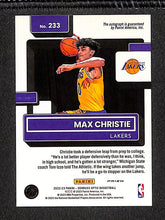 Load image into Gallery viewer, Max Christie 2022-23 Donruss Optic Rated Rookies Signatures Purple #233
