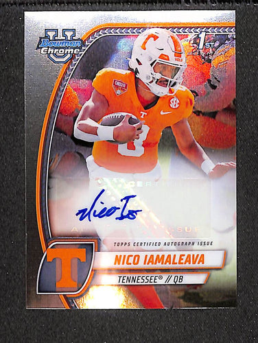Nico Iamaleava 2024 Bowman University Chrome Prospect Autographs #PA-NIA
