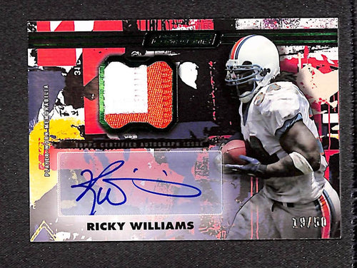 Ricky Williams 2023 Topps Composite Swatch Autographs Green #CPAH-RWI #/50
