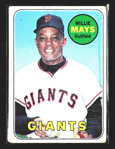 Willie Mays 1969 Topps #190