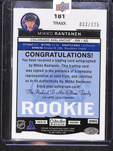 Load image into Gallery viewer, Mikko Rantanen 2015-16 O-Pee-Chee Platinum Traxx #181 #/125
