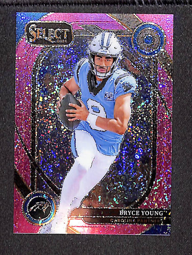 Bryce Young 2024 Panini Select Pink Glitter Prizm #213 #/15