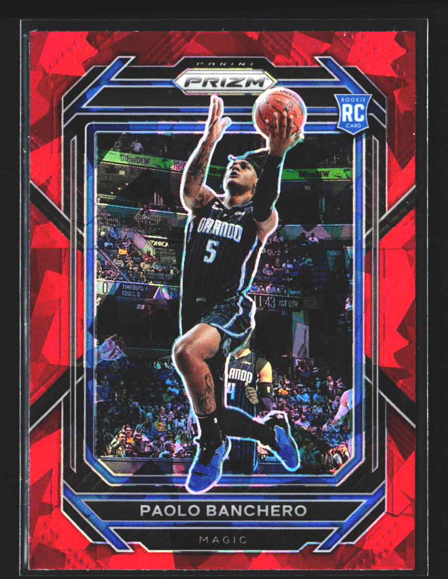 Paolo Banchero 2022 Prizm Red Cracked Ice #249