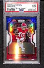 Load image into Gallery viewer, Tyreek Hill 2020 Panini Prizm Prizm Red White and Blue #120 PSA 9
