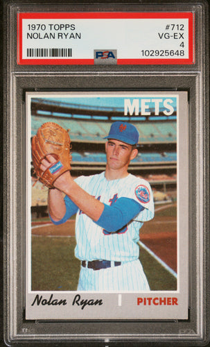 Nolan Ryan 1970 Topps #712 PSA 4