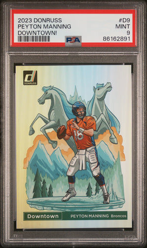 Peyton Manning 2023 Donruss Downtown! #D-9 PSA 9