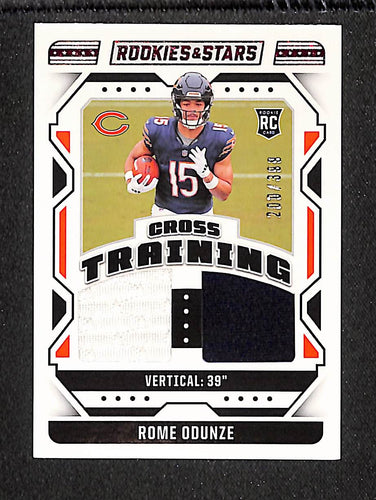 Rome Odunze 2024 Panini Rookies & Stars Cross Training #CT-ROE #/399