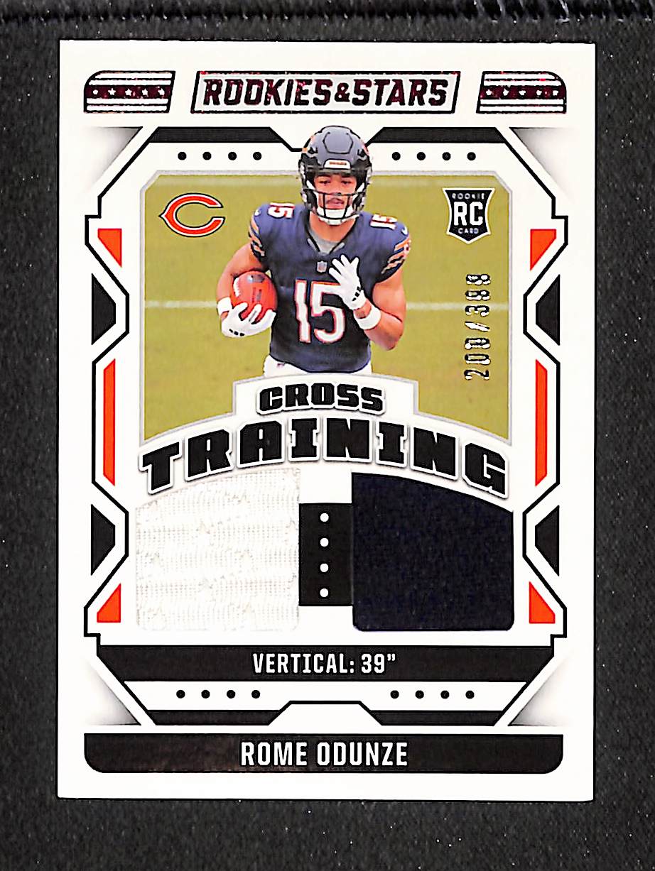 Rome Odunze 2024 Panini Rookies & Stars Cross Training #CT-ROE #/399