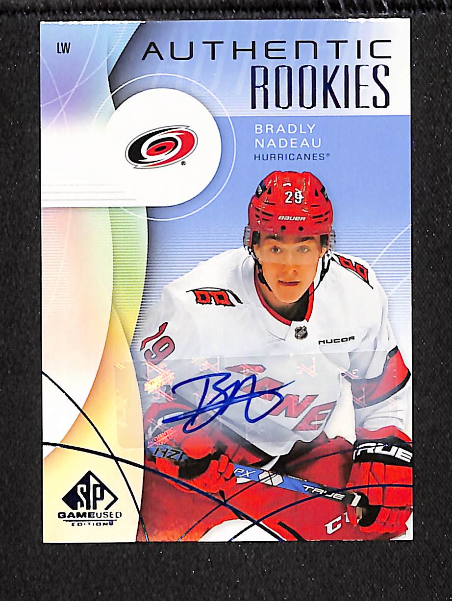 Bradly Nadeau 2024-25 SP Game Used Auto Blue #239