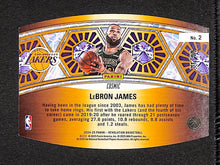 Load image into Gallery viewer, LeBron James 2024-25 Panini Revolution Ring Bearers Cosmic #2 #/99
