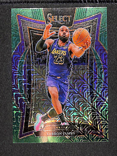 LeBron James 2024-25 Panini Select Green Mojo Prizm #54