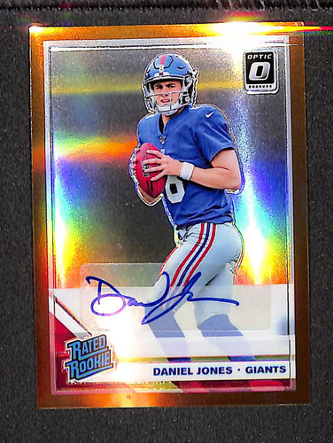 Daniel Jones 2019 Donruss Optic Rated Rookies Autographs Bronze #154
