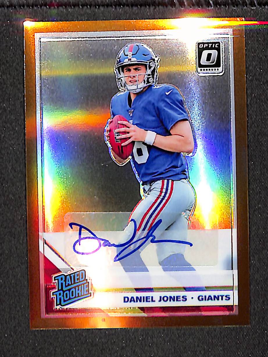 Daniel Jones 2019 Donruss Optic Rated Rookies Autographs Bronze #154