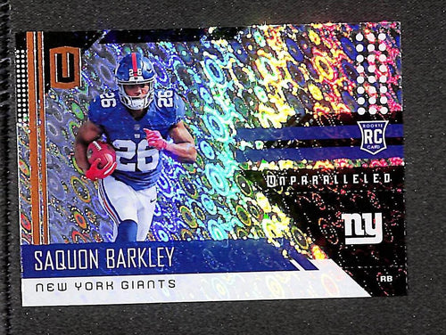 Saquon Barkley 2018 Panini Unparalleled Flight #213
