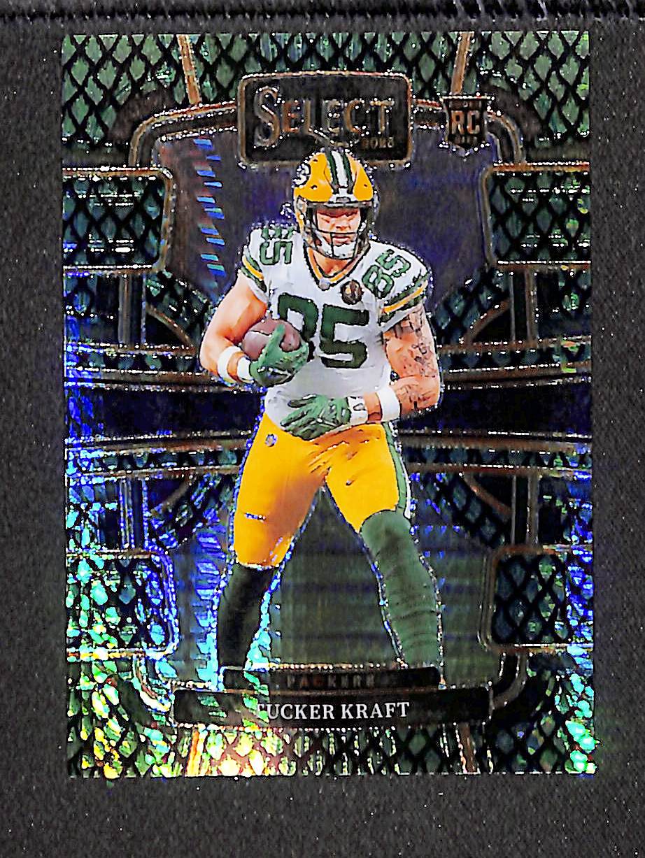 Tucker Kraft 2023 Panini Select Dragon Scale Prizms #37 #/70