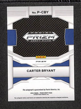 Load image into Gallery viewer, Carter Bryant 2024 Panini Prizm Draft Picks Penmanship Prizms Silver #P-CBY
